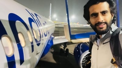 Pakistani man Waqas Hassan travelled to Mumbai on an IndiGo flight Pakistani man Waqas Hassan travelled to Mumbai on an IndiGo flight