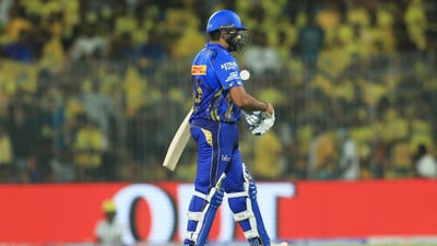 Rohit Sharma registered a duck in the match against Chennai Super Kings. (AP) Rohit Sharma registered a duck in the match against Chennai Super Kings. (AP)
