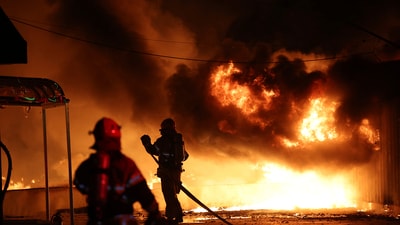 South Korea wildfires: Some 620 residents in the southeastern city of Ulsan and the nearby Gyeongsang province have taken shelter from forest fires that started Saturday, the Ministry of the Interior and Safety said. (AP) South Korea wildfires: Some 620 residents in the southeastern city of Ulsan and the nearby Gyeongsang province have taken shelter from forest fires that started Saturday, the Ministry of the Interior and Safety said. (AP)