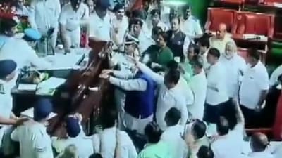 Karnataka BJP MLAs suspended for creating ruckus inside the Assembly