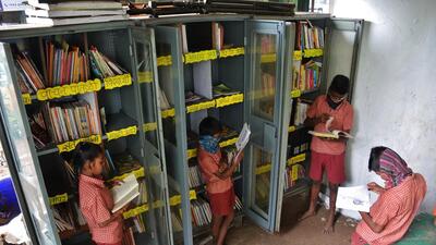 While 75% villages in the state do not have a single public library, major cities have multiple libraries. (HT PHOTO) While 75% villages in the state do not have a single public library, major cities have multiple libraries. (HT PHOTO)