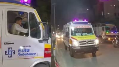 A viral video showed a YouTuber stopping traffic to help an ambulance stuck at a red light. (Instagram/rumi15_kindhearted) A viral video showed a YouTuber stopping traffic to help an ambulance stuck at a red light. (Instagram/rumi15_kindhearted)