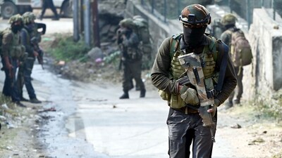Encounter between security forces and terrorists in Kathua (HT File Photo)