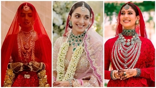 Priyanka Chopra, Kiara Advani and Nayanthara wore the mang tika on their wedding day. Priyanka Chopra, Kiara Advani and Nayanthara wore the mang tika on their wedding day.