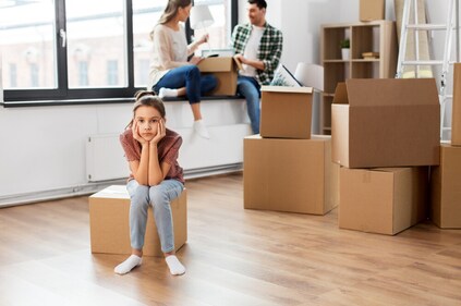 Children themselves don't understand what they are going through, making it absolutely essential for parents to support them during the relocation time. (Shutterstock) Children themselves don't understand what they are going through, making it absolutely essential for parents to support them during the relocation time. (Shutterstock)