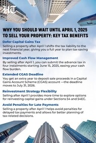 Why should you wait until April 1, 2025 to sell your property? (HT Graphics)
