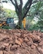 An excavation work undertaken for the construction of a tourist information centre close to the Old Goa heritage complex unearthed the remains of an age-old structure believed to be the remains of a church as well as dozens of cannon balls.