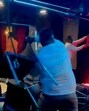 Shiv Sena workers vandalising the venue of comedian Kunal Kamra’s show. (PTI) Shiv Sena workers vandalising the venue of comedian Kunal Kamra’s show. (PTI)