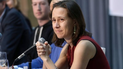 FILE - 23andMe CEO Anne Wojcicki speaks at an announcement for the Breakthrough Prize in Life Sciences at Genentech Hall on UCSF's Mission Bay campus in San Francisco, Feb. 20 2013. (AP Photo/Jeff Chiu, File) (AP) FILE - 23andMe CEO Anne Wojcicki speaks at an announcement for the Breakthrough Prize in Life Sciences at Genentech Hall on UCSF's Mission Bay campus in San Francisco, Feb. 20 2013. (AP Photo/Jeff Chiu, File) (AP)
