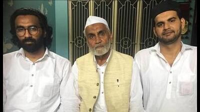 Badar Khan Suri’s father (centre) and his two brothers. (Sourced) Badar Khan Suri’s father (centre) and his two brothers. (Sourced)