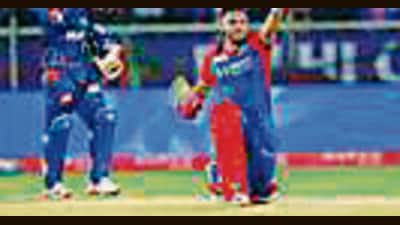 Delhi Capitals’ Ashutosh Sharma scored an unbeaten 31-ball 66 against Lucknow Super Giants to hand his team a 1-wicket win (AP)