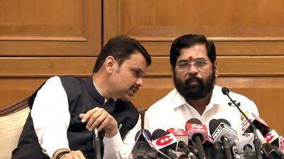 Dy CM Eknath Shinde with CM Devendra Fadnavis (ANI) Dy CM Eknath Shinde with CM Devendra Fadnavis (ANI)