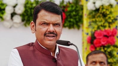 Maharashtra CM Devendra Fadnavis condemned the remarks made against Eknath Shinde by comedian Kunal Kamra. (PTI) Maharashtra CM Devendra Fadnavis condemned the remarks made against Eknath Shinde by comedian Kunal Kamra. (PTI)