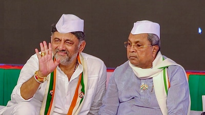Karnataka Chief Minister Siddaramaiah and Deputy Chief Minister DK Shivakumar. (PTI) Karnataka Chief Minister Siddaramaiah and Deputy Chief Minister DK Shivakumar. (PTI)