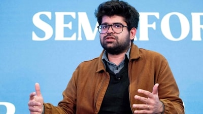 Aravind Srinivas, CEO of Perplexity,appeared on Nikhil Kamath's podcast. (AFP FILE) Aravind Srinivas, CEO of Perplexity,appeared on Nikhil Kamath's podcast. (AFP FILE)