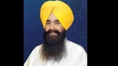 Punjab agriculture minister Gurmeet Singh Khudian (HT File)