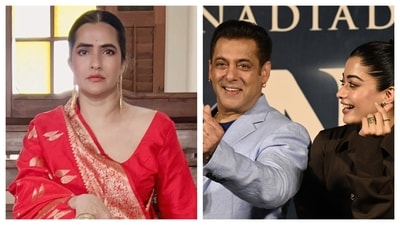 Rashmika plays Salman's love interest in the film. (AFP/Instagram) Rashmika plays Salman's love interest in the film. (AFP/Instagram)