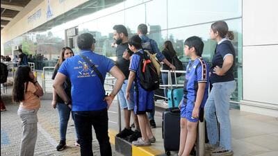 The airport is nearing its saturation point with 600 daily passengers against its capacity of 700–800 daily passengers. (Sakib Ali/HT Photo)