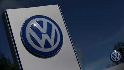 A Volkswagen logo is pictured at Volkswagen's headquarters in Wolfsburg, Germany. (Reuters)
