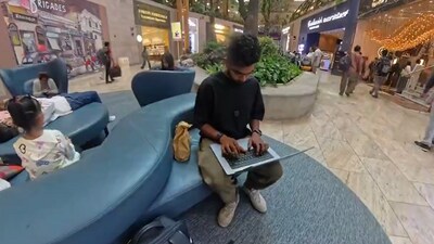 Ayush, the software developer codes from Bengaluru airport, Ayush, the software developer codes from Bengaluru airport,