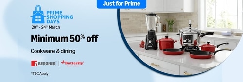 Level up your cooking and dining game with Prime Shopping Days!
