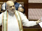 Union home minister Amit Shah in the Rajya Sabha during the Budget session of Parliament, in New Delhi, Friday, March 21, 2025. Union home minister Amit Shah in the Rajya Sabha during the Budget session of Parliament, in New Delhi, Friday, March 21, 2025.