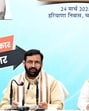 The chief minister said that Prime Minister Narendra Modi will also inaugurate air services from Maharaja Agrasen Airport, Hisar. (HT Photo)