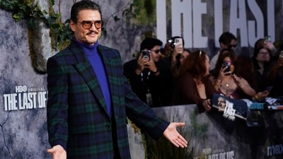 Pedro Pascal arrives at the season two premiere of "The Last of Us" on Monday, March 24, 2025, at TCL Chinese Theatre in Los Angeles. AP/PTI(AP03_25_2025_000034B) (AP) Pedro Pascal arrives at the season two premiere of "The Last of Us" on Monday, March 24, 2025, at TCL Chinese Theatre in Los Angeles. AP/PTI(AP03_25_2025_000034B) (AP)