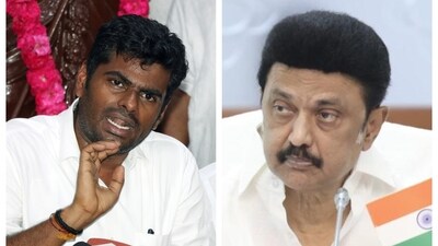 'By distorting the 3-language policy as Hindi imposition, he has again confirmed the DMK's hidden policy,' Annamalai alleged. (PTI)