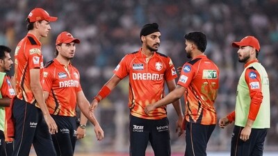Arshdeep Singh was the pick of the bowlers for Punjab Kings as chasing 244-run target, Gujarat Titans fought hard to make 232 for 5 but the target proved to be beyond their reach. (PTI)