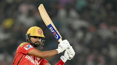 Shreyas Iyer put up a scarcely believable unbeaten stand of 81 runs in just 28 balls with Shashank Singh (AFP) Shreyas Iyer put up a scarcely believable unbeaten stand of 81 runs in just 28 balls with Shashank Singh (AFP)