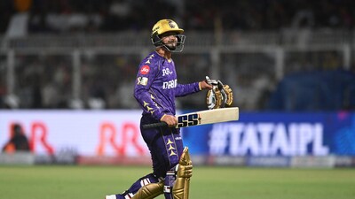 Quinton de Kock is playing as KKR's opener and wicketkeeper ahead of the in-form Rahmanullah Garbaz (REUTERS)