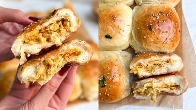 These low-cal, high-protein chicken tikka stuffed naans are the perfect Iftar recipe! (Photos: Bake with Zoha) These low-cal, high-protein chicken tikka stuffed naans are the perfect Iftar recipe! (Photos: Bake with Zoha)