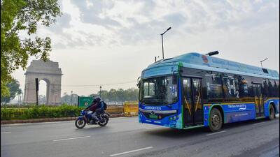 Chief minister Rekha Gupta said the capital is on track to become home to the world’s second-largest electric bus fleet. (ANI) Chief minister Rekha Gupta said the capital is on track to become home to the world’s second-largest electric bus fleet. (ANI)
