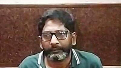 Coimbatore, May 04 (ANI): YouTuber Savukku Shankar was arrested for allegedly making defamatory remarks about women police personnel during an interview, in Coimbatore on Saturday. (ANI Photo) (ANI) Coimbatore, May 04 (ANI): YouTuber Savukku Shankar was arrested for allegedly making defamatory remarks about women police personnel during an interview, in Coimbatore on Saturday. (ANI Photo) (ANI)