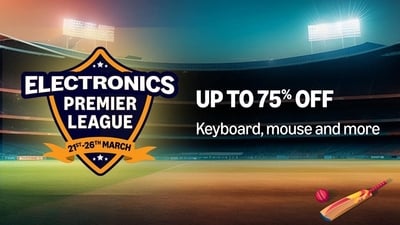 Massive discounts on keyboards, mouse, gaming accessories and more await you during Electronics Premier League.