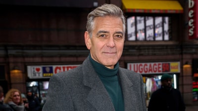 George Clooney participates in the Good Night, and Good Luck Broadway cast announcement at the Winter Garden Theatre on February 6, 2025, in New York. (Photo by Christopher Smith/Invision/AP) George Clooney participates in the Good Night, and Good Luck Broadway cast announcement at the Winter Garden Theatre on February 6, 2025, in New York. (Photo by Christopher Smith/Invision/AP)
