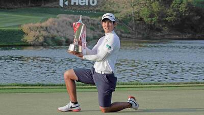 Japan’s Keita Nakajima won the 2024 edition of Hero Indian Open. (DP World Tour) Japan’s Keita Nakajima won the 2024 edition of Hero Indian Open. (DP World Tour)