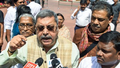 All India Trinamool Congress (AITC) MP Kalyan Banerjee speaks to the media at Parliament during the Budget session, in New Delhi on Tuesday. (Shrikant Singh/ANI) All India Trinamool Congress (AITC) MP Kalyan Banerjee speaks to the media at Parliament during the Budget session, in New Delhi on Tuesday. (Shrikant Singh/ANI)
