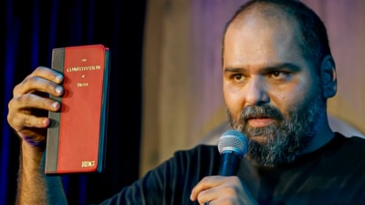Stand-up comedian Kunal Kamra issued his first statement on the ongoing controversy. (Instagram/KunalKamra) Stand-up comedian Kunal Kamra issued his first statement on the ongoing controversy. (Instagram/KunalKamra)