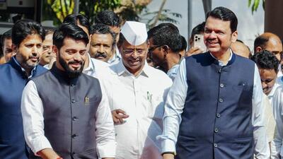 Mumbai, Mar 25 (ANI): Maharashtra Chief Minister Devendra Fadnavis arrives at Vidhan Bhavan to attend the Budget Session of the state Legislative Assembly, in Mumbai on Tuesday. (ANI Photo) (CMO Maharashtra X) Mumbai, Mar 25 (ANI): Maharashtra Chief Minister Devendra Fadnavis arrives at Vidhan Bhavan to attend the Budget Session of the state Legislative Assembly, in Mumbai on Tuesday. (ANI Photo) (CMO Maharashtra X)