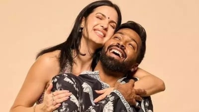 Natasa Stankovic and Hardik Pandya Natasa Stankovic and Hardik Pandya
