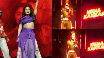 Neha Kakkar had shows in two cities in Australia. Neha Kakkar had shows in two cities in Australia.