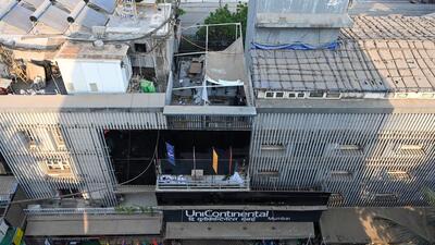 On Monday, BMC officials demolished a temporary shed on the terrace of the hotel and conducted an inspection of the premises. (Hindustan Times)