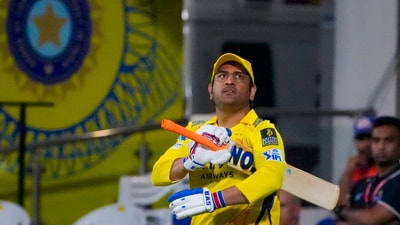 MS Dhoni had maintained a strike rate of 220.54 in the 2024 season. (PTI) MS Dhoni had maintained a strike rate of 220.54 in the 2024 season. (PTI)