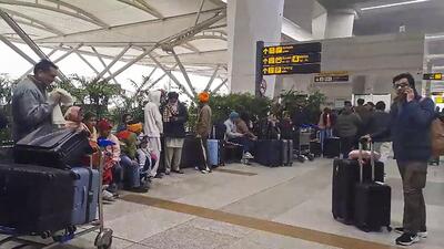 Passengers at Delhi Airport. (PTI) Passengers at Delhi Airport. (PTI)