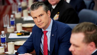 Defense Secretary Pete Hegseth reportedly shared Yemen strike details in a Signal group chat. (REUTERS)