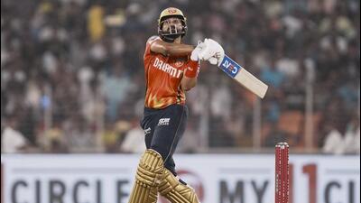 Punjab Kings' skipper Shreyas Iyer in action. (PTI) Punjab Kings' skipper Shreyas Iyer in action. (PTI)