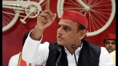 Samajwadi Party chief Akhilesh Yadav. (HT file)