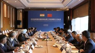 The 33rd meeting of the Working Mechanism for Consultation and Coordination (WMCC) on India-China border affairs was held in Beijing on Tuesday. (X/China_Amb_India) The 33rd meeting of the Working Mechanism for Consultation and Coordination (WMCC) on India-China border affairs was held in Beijing on Tuesday. (X/China_Amb_India)